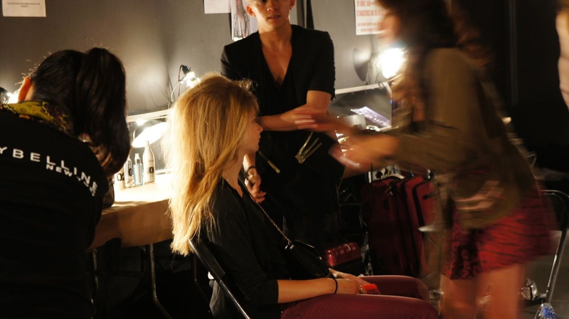 Illustration for article titled Backstage At New York Fashion Week